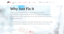 Desktop Screenshot of justfixit.com